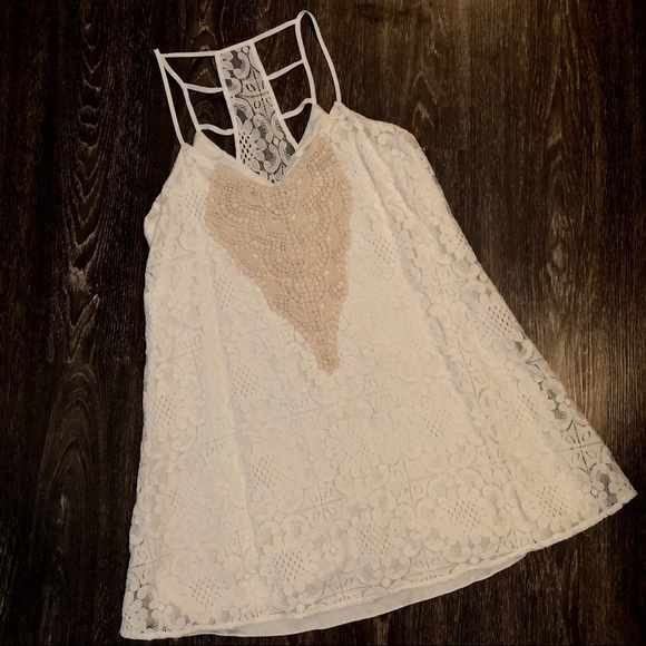 kohls white lace dress